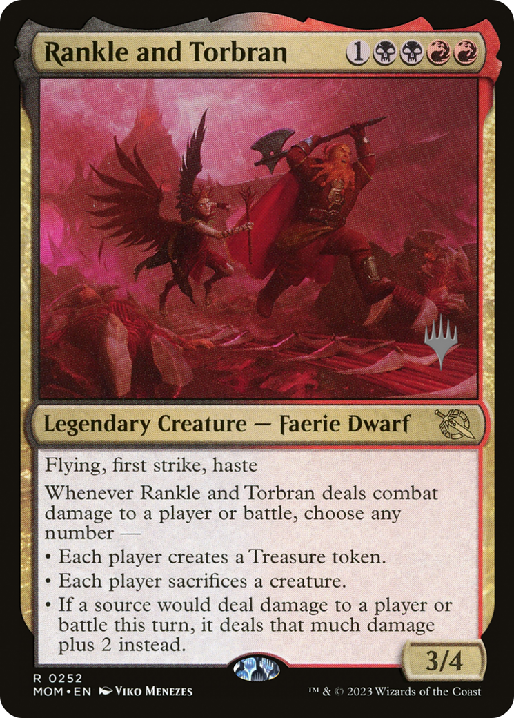 Rankle and Torbran (Promo Pack) [March of the Machine Promos] | Grognard Games