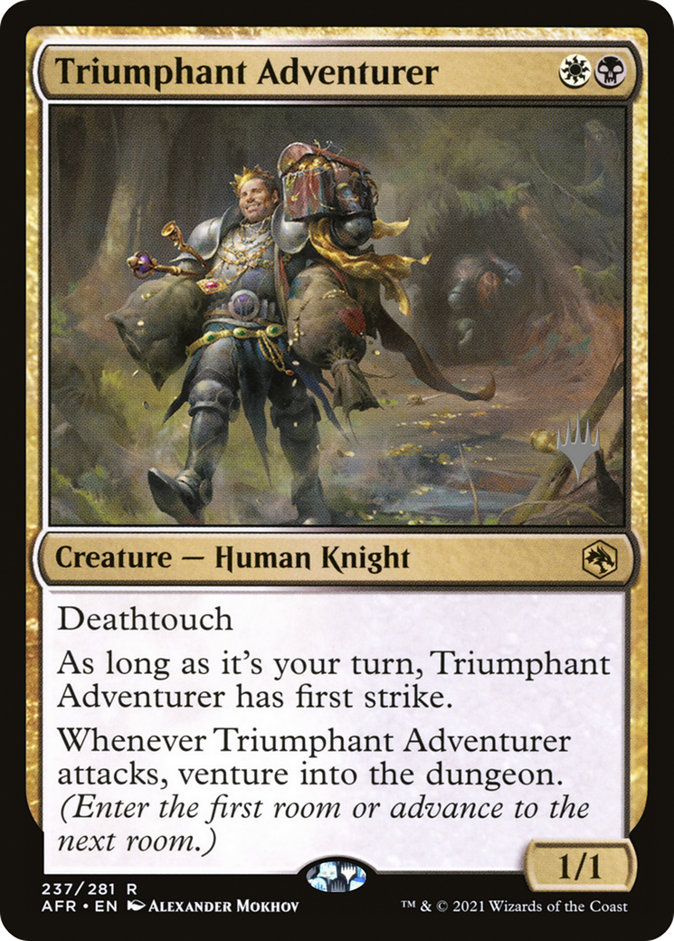 Triumphant Adventurer (Promo Pack) [Dungeons & Dragons: Adventures in the Forgotten Realms Promos] | Grognard Games