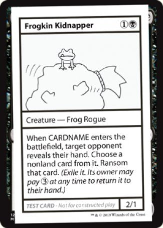 Frogkin Kidnapper (2021 Edition) [Mystery Booster Playtest Cards] | Grognard Games