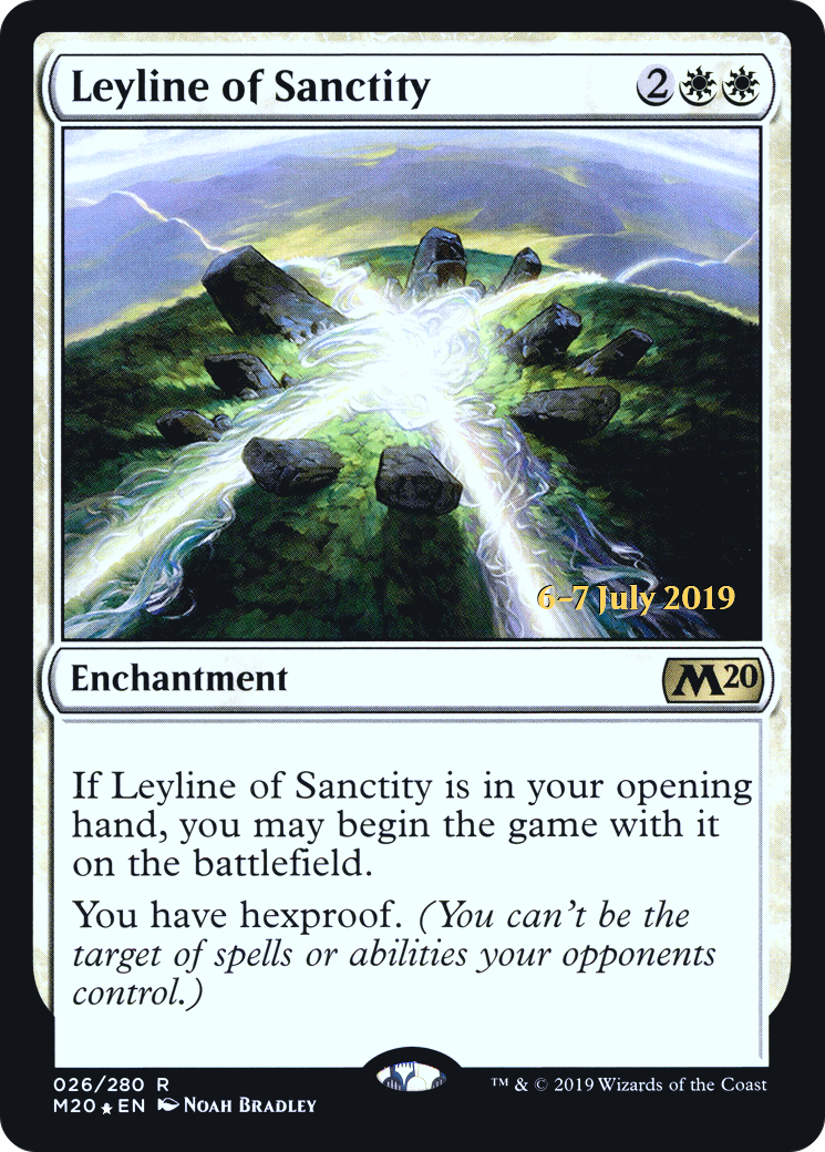 Leyline of Sanctity  [Core Set 2020 Prerelease Promos] | Grognard Games