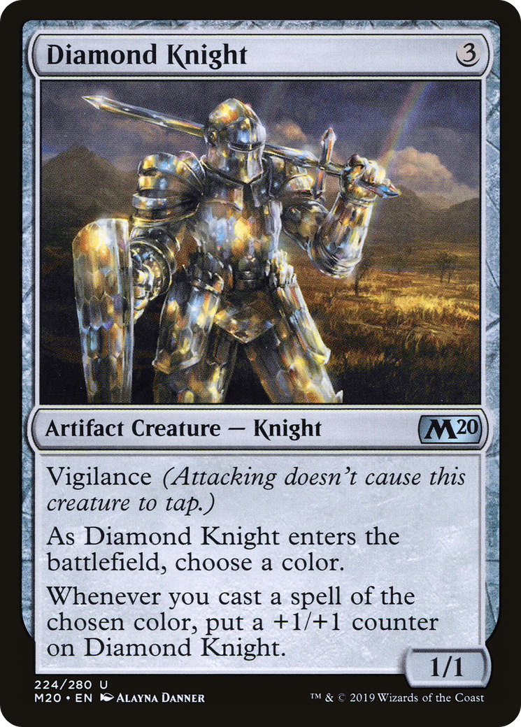 Diamond Knight [Core Set 2020] | Grognard Games