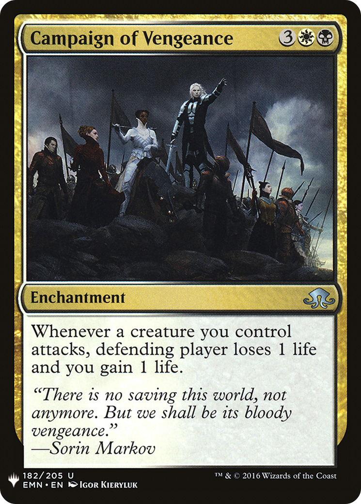 Campaign of Vengeance [Mystery Booster] | Grognard Games