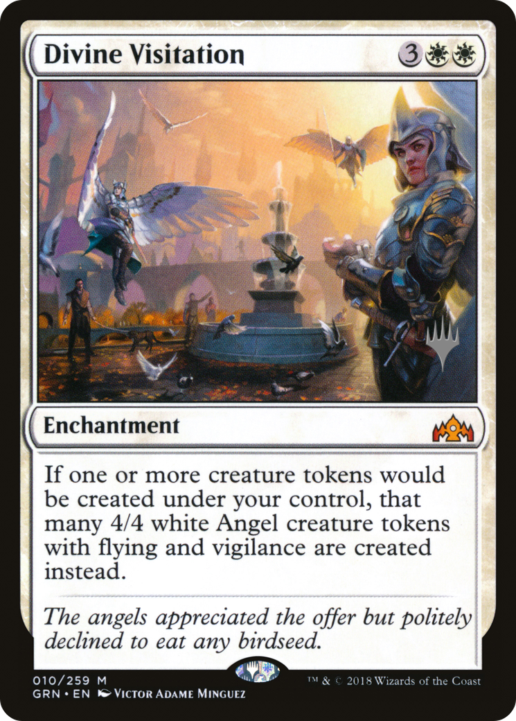 Divine Visitation (Promo Pack) [Guilds of Ravnica Promos] | Grognard Games