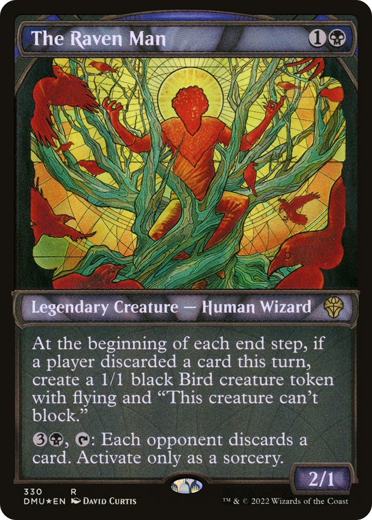 The Raven Man (Showcase Textured) [Dominaria United] | Grognard Games