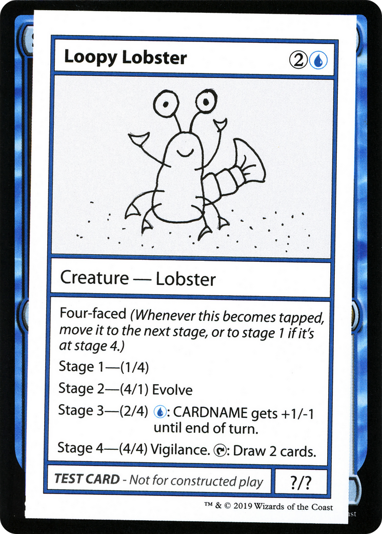 Loopy Lobster (2021 Edition) [Mystery Booster Playtest Cards] | Grognard Games