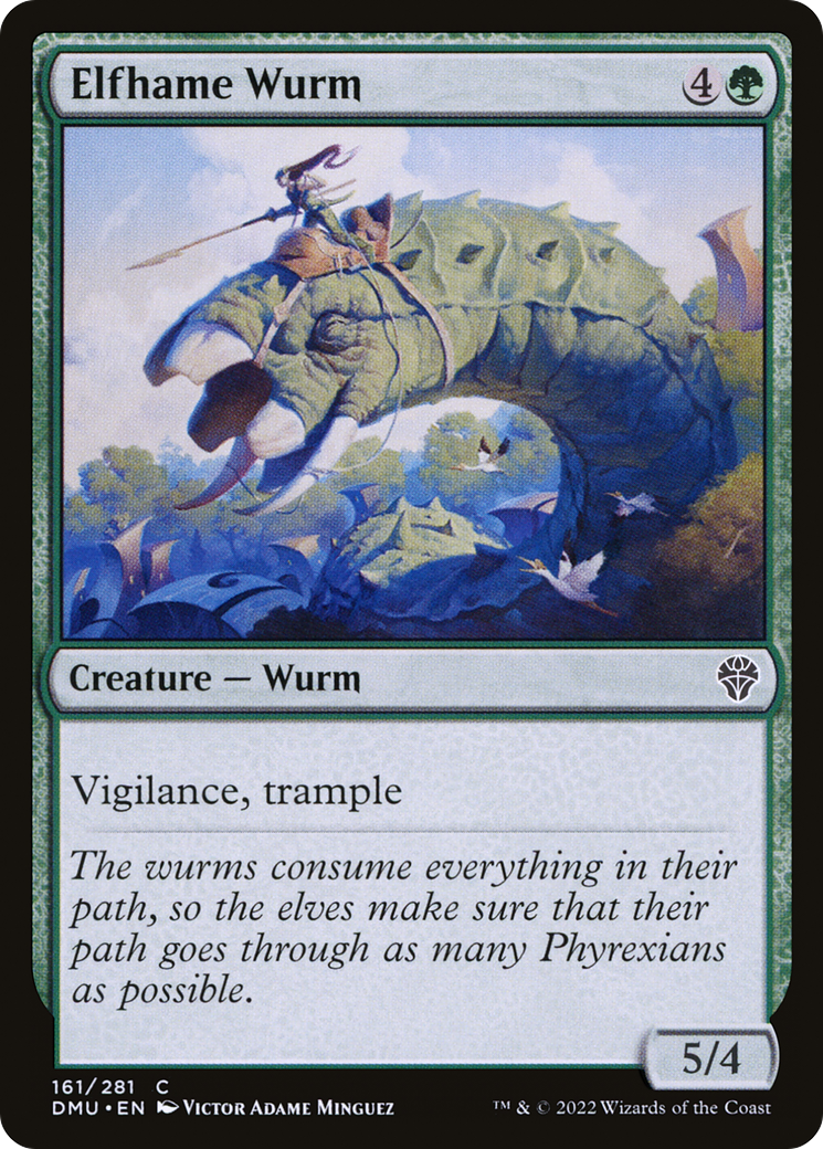 Elfhame Wurm [Dominaria United] | Grognard Games