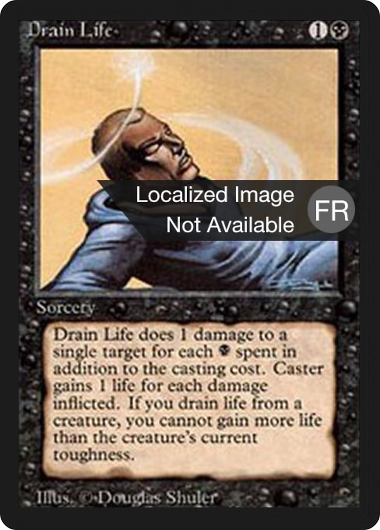 Drain Life [Foreign Black Border] | Grognard Games