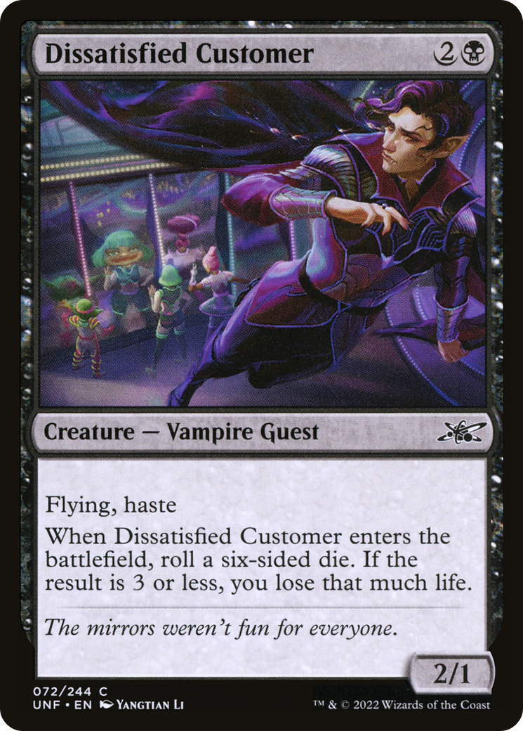 Dissatisfied Customer [Unfinity] | Grognard Games