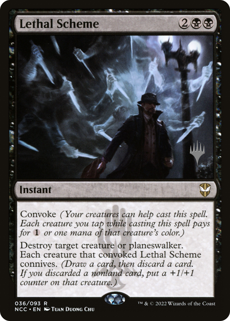 Lethal Scheme (Promo Pack) [Streets of New Capenna Commander Promos] | Grognard Games