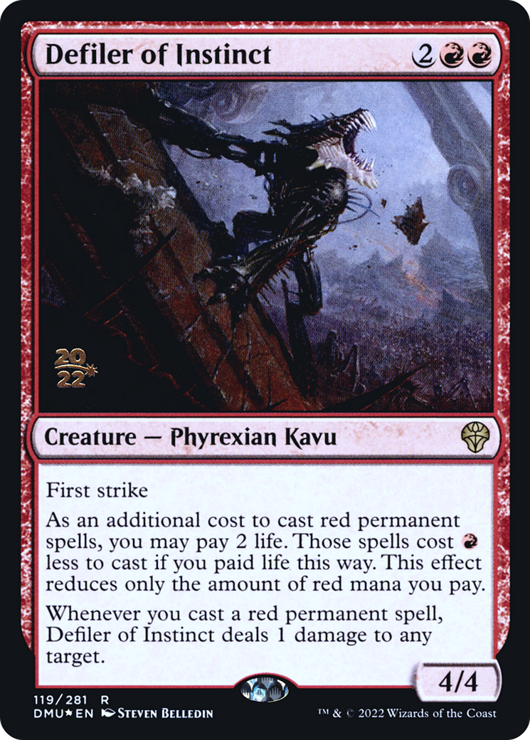 Defiler of Instinct [Dominaria United Prerelease Promos] | Grognard Games