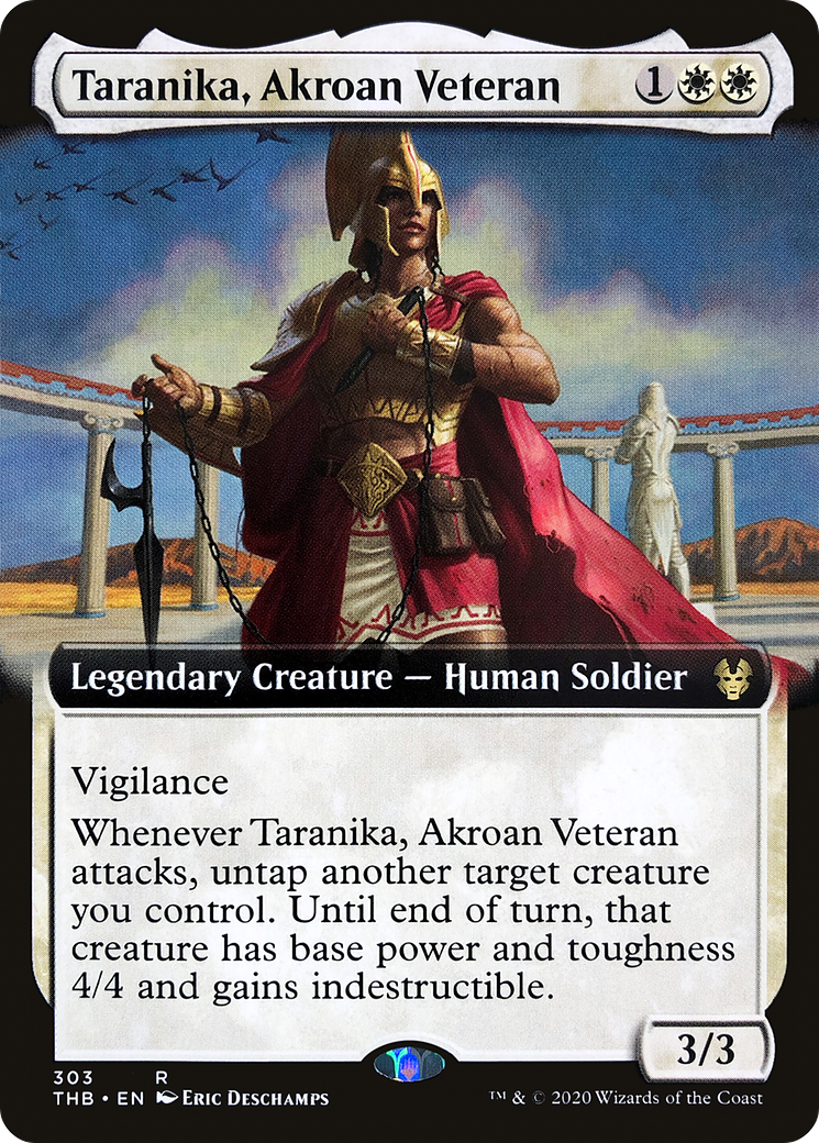 Taranika, Akroan Veteran (Extended) [Theros Beyond Death] | Grognard Games