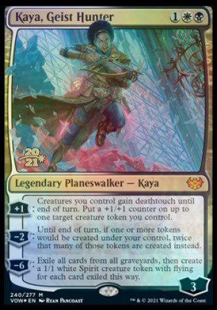 Kaya, Geist Hunter [Innistrad: Crimson Vow Prerelease Promos] | Grognard Games