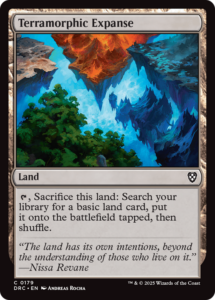 Terramorphic Expanse [Aetherdrift Commander] | Grognard Games