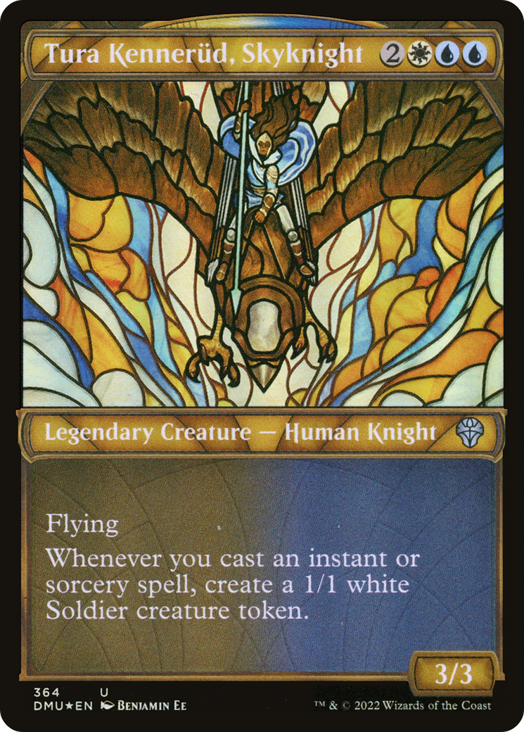 Tura Kennerud, Skyknight (Showcase Textured) [Dominaria United] | Grognard Games