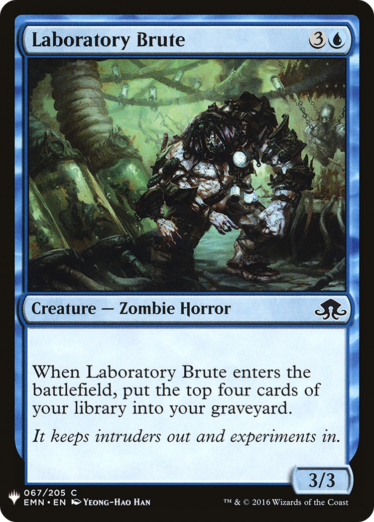 Laboratory Brute [Mystery Booster] | Grognard Games