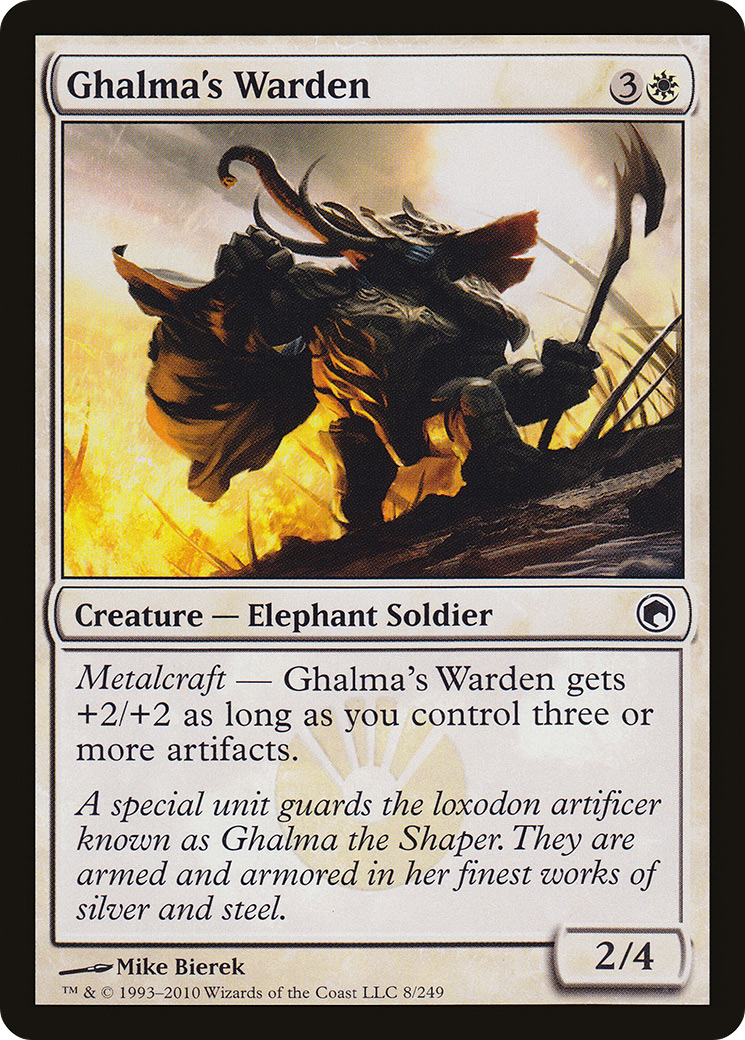 Ghalma's Warden [Scars of Mirrodin] | Grognard Games
