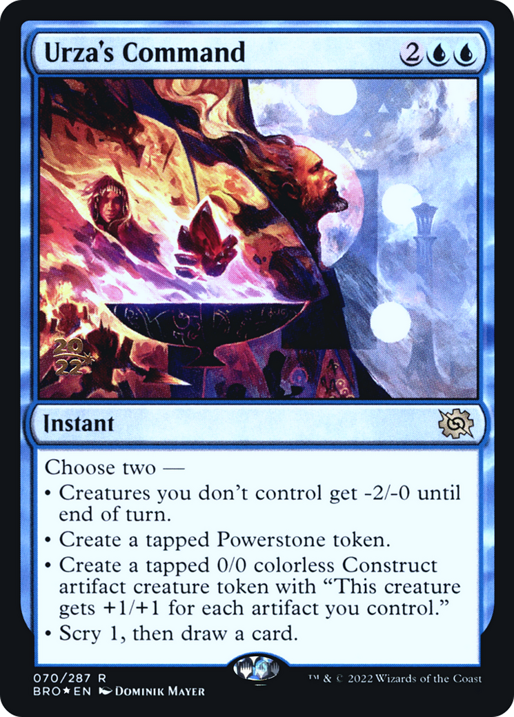 Urza's Command [The Brothers' War: Prerelease Promos] | Grognard Games