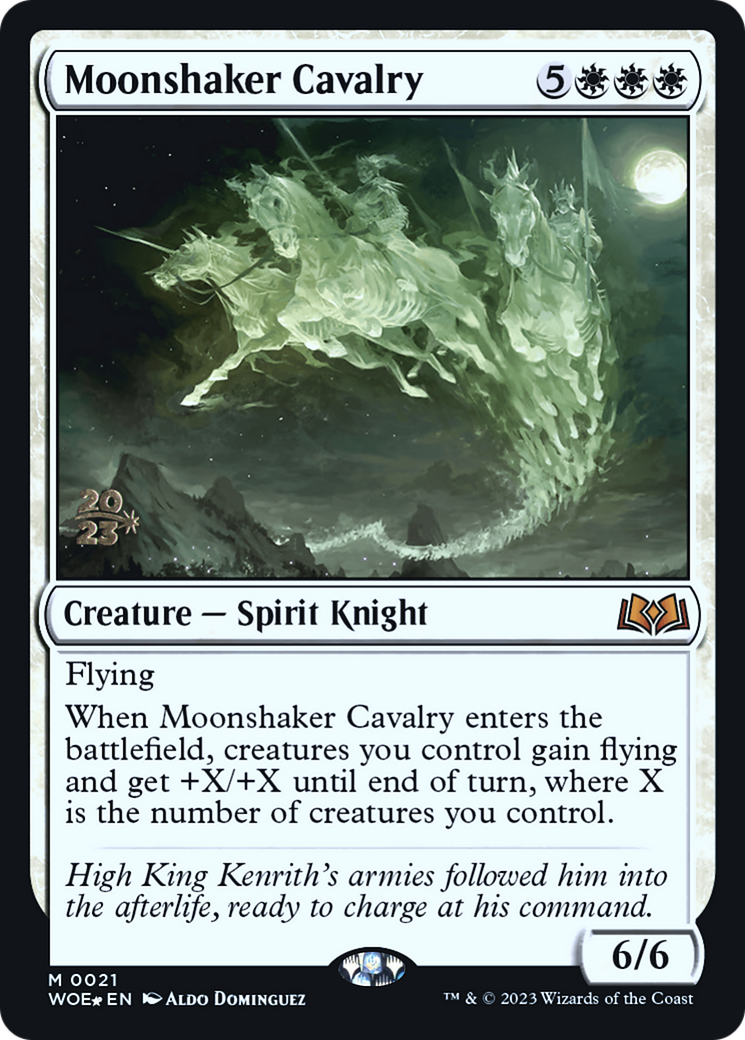 Moonshaker Cavalry [Wilds of Eldraine Prerelease Promos] | Grognard Games