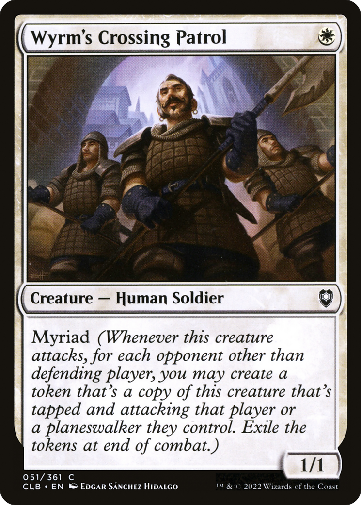 Wyrm's Crossing Patrol [Commander Legends: Battle for Baldur's Gate] | Grognard Games