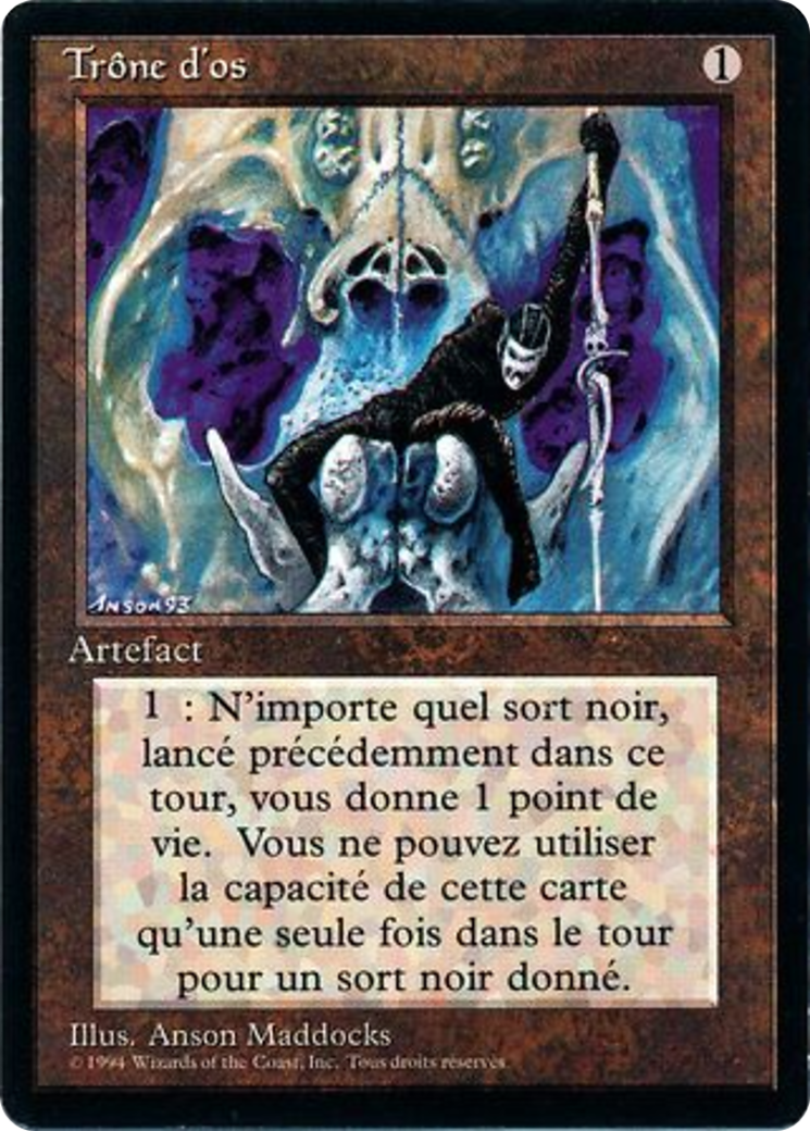 Throne of Bone [Foreign Black Border] | Grognard Games