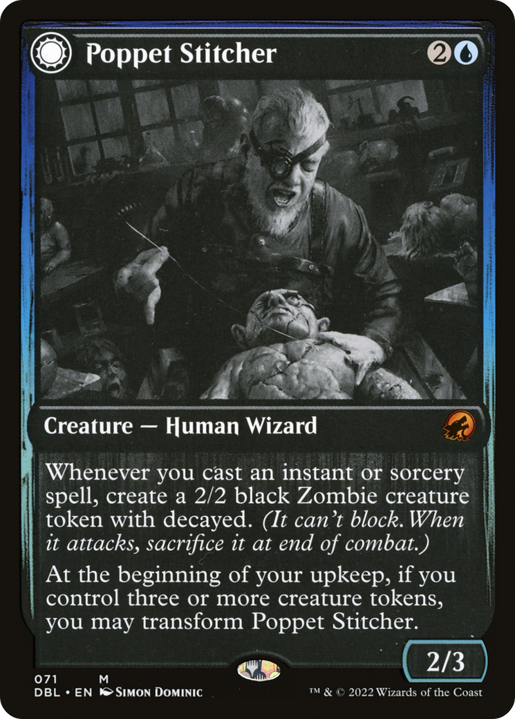 Poppet Stitcher // Poppet Factory [Innistrad: Double Feature] | Grognard Games