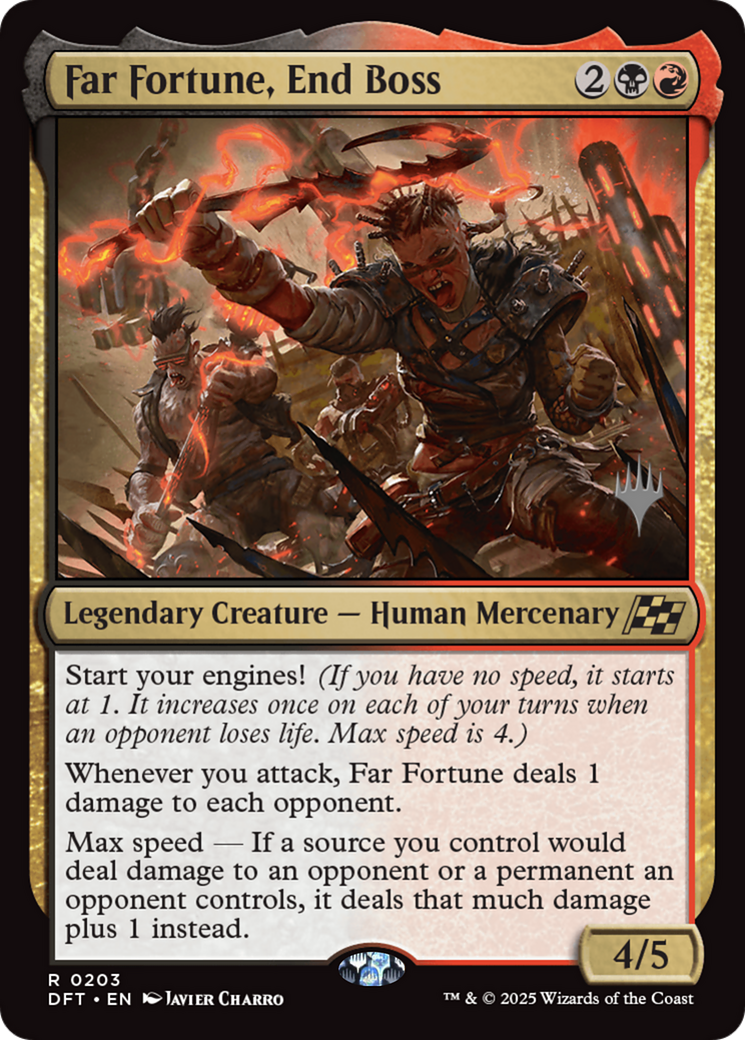 Far fortune, End Boss (Promo Pack) [Aetherdrift Promos] | Grognard Games