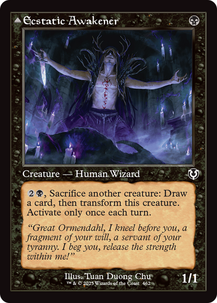 Ecstatic Awakener // Awoken Demon (Retro Frame) [Innistrad Remastered] | Grognard Games