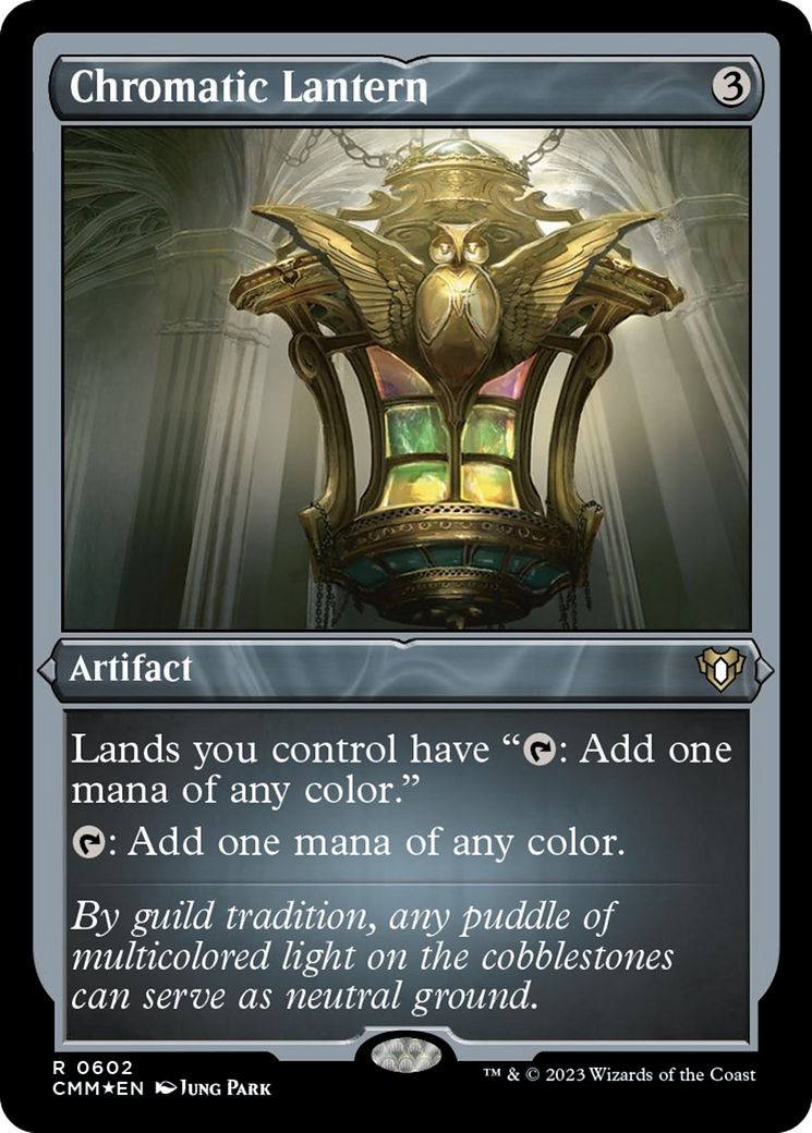 Chromatic Lantern (Foil Etched) [Commander Masters] | Grognard Games