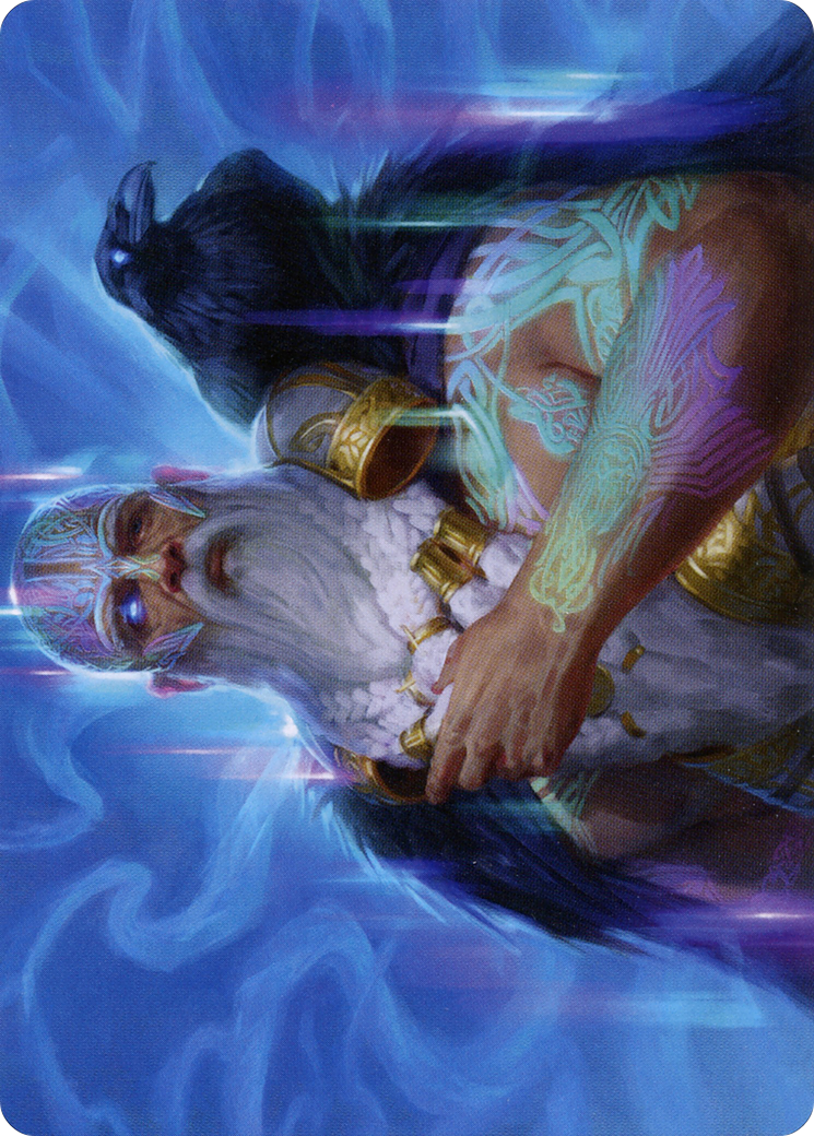 Alrund, God of the Cosmos Art Card (ASKHM-009) - Art Series: Kaldheim (Borderless) | Grognard Games
