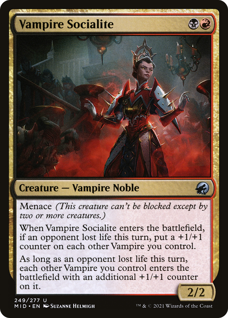 Vampire Socialite [Innistrad: Midnight Hunt] | Grognard Games
