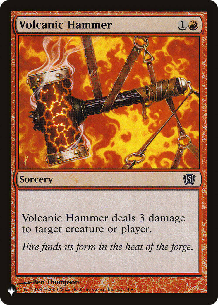 Volcanic Hammer [The List] | Grognard Games