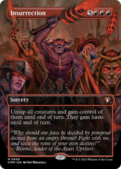 Insurrection (Borderless Alternate Art) [Commander Masters] | Grognard Games