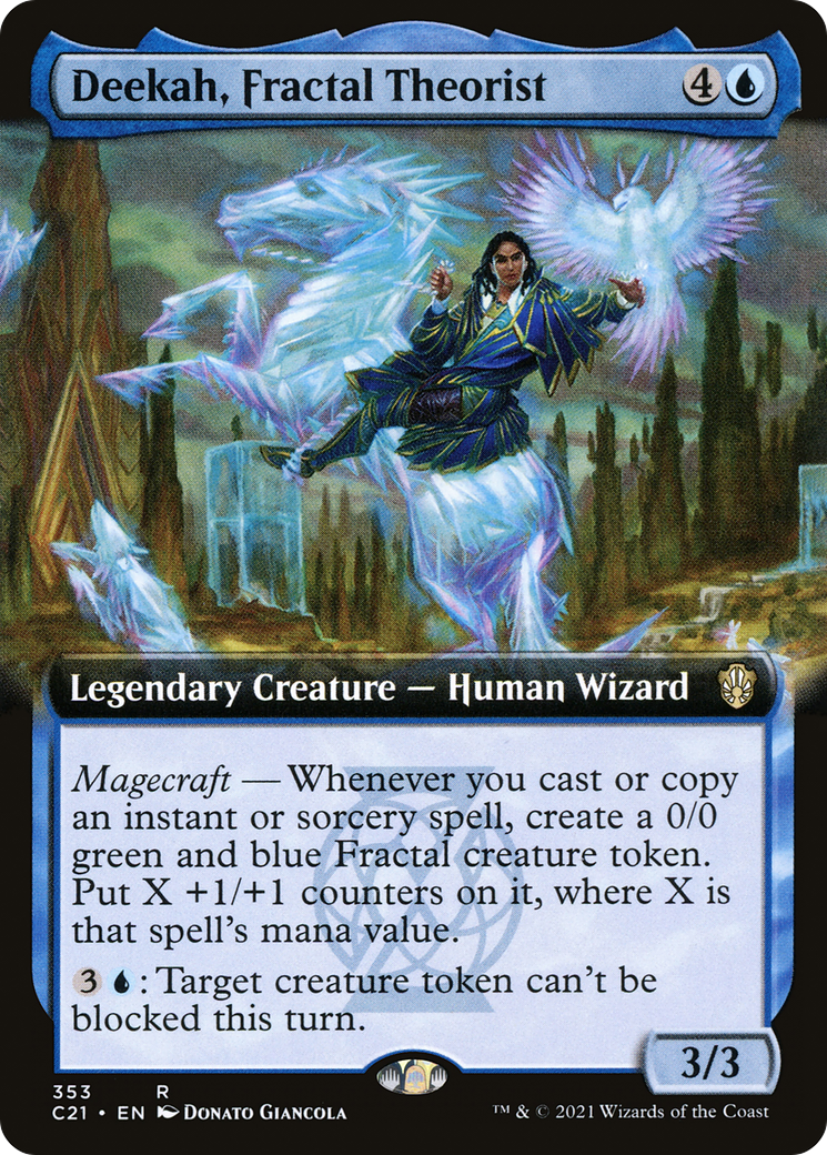 Deekah, Fractal Theorist (Extended) [Commander 2021] | Grognard Games