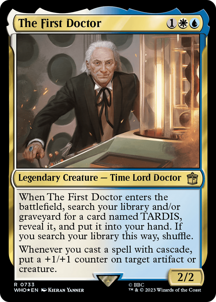 The First Doctor (Surge Foil) [Doctor Who] | Grognard Games