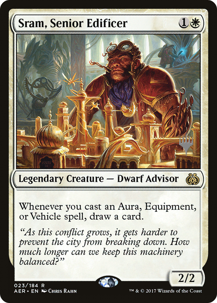 Sram, Senior Edificer [Aether Revolt Promos] | Grognard Games