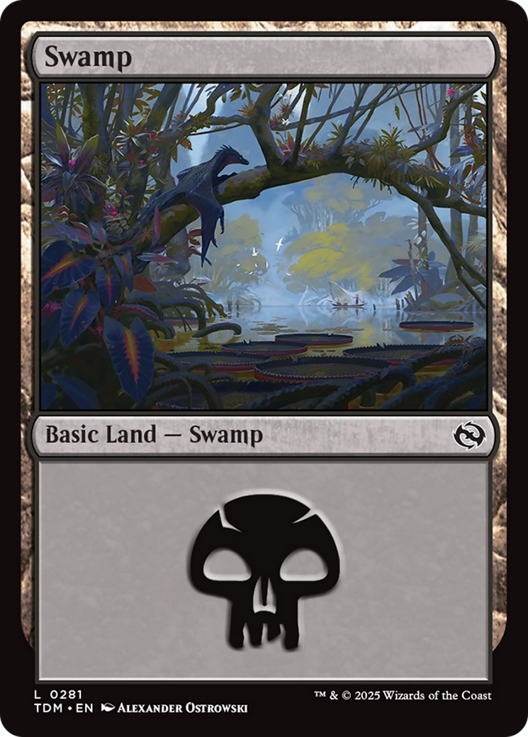 Swamp (0281) [Tarkir: Dragonstorm] | Grognard Games