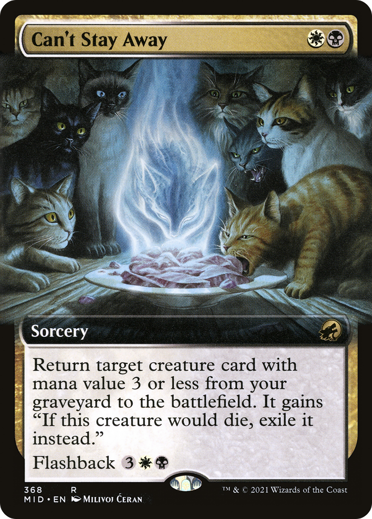 Can't Stay Away (Extended) [Innistrad: Midnight Hunt] | Grognard Games