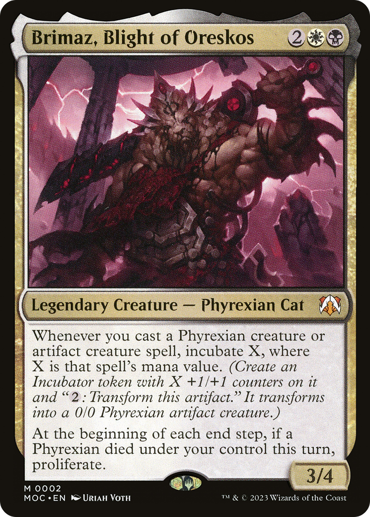 Brimaz, Blight of Oreskos [March of the Machine Commander] | Grognard Games