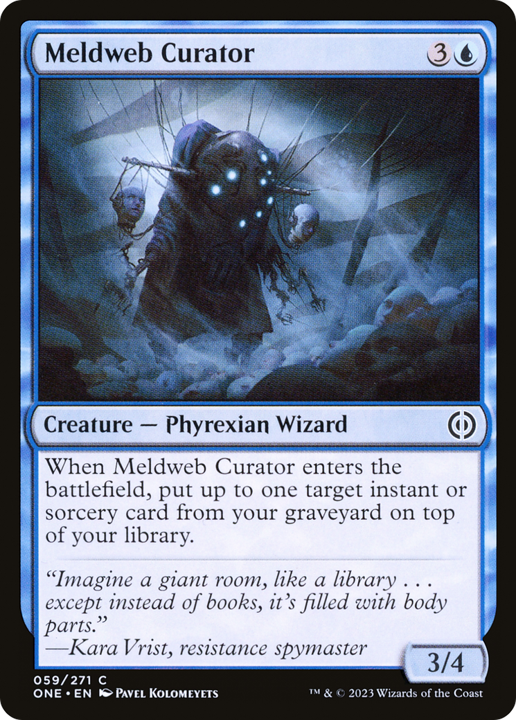 Meldweb Curator [Phyrexia: All Will Be One] | Grognard Games
