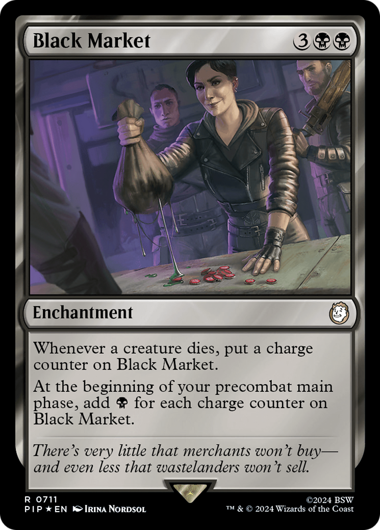 Black Market (Surge Foil) [Fallout] | Grognard Games