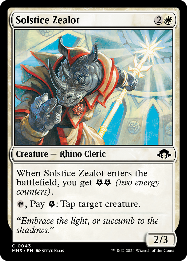 Solstice Zealot [Modern Horizons 3] | Grognard Games