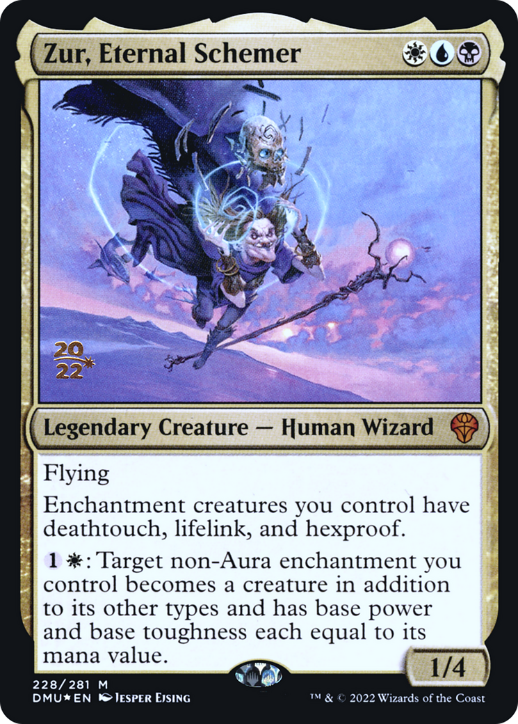 Zur, Eternal Schemer [Dominaria United Prerelease Promos] | Grognard Games