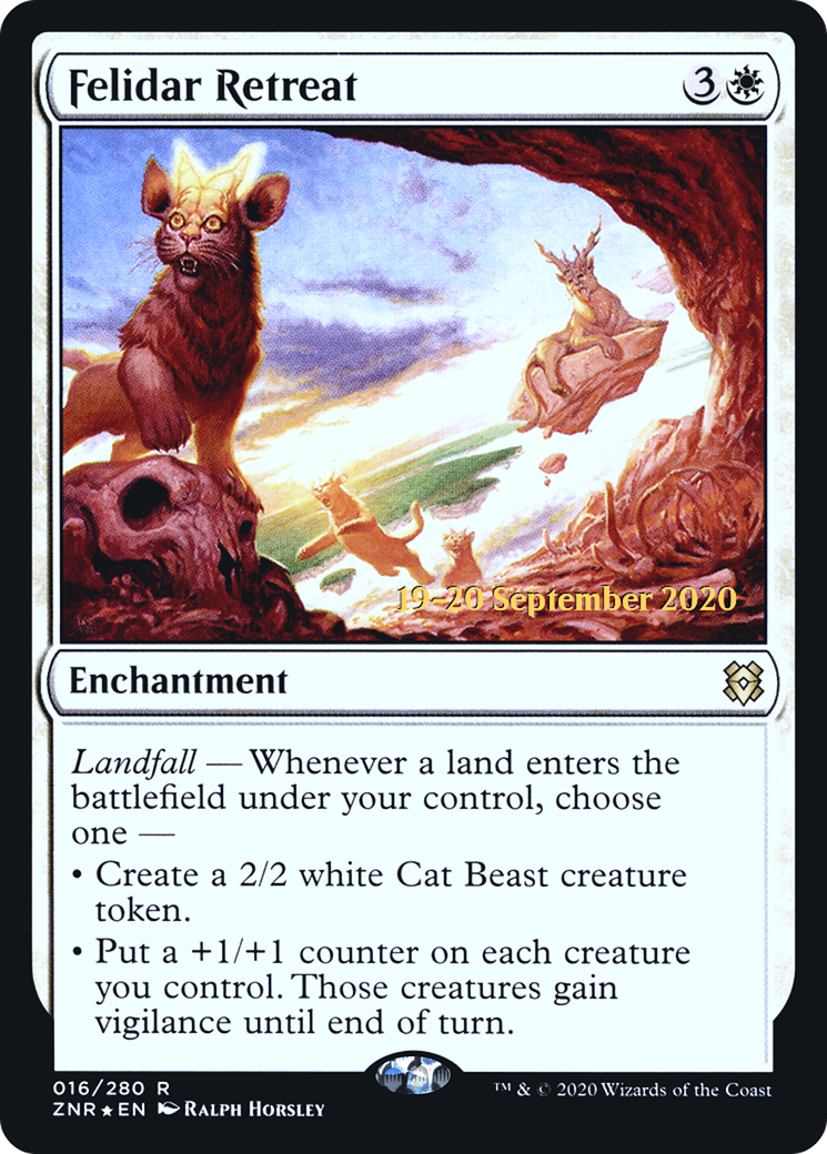 Felidar Retreat [Zendikar Rising Prerelease Promos] | Grognard Games
