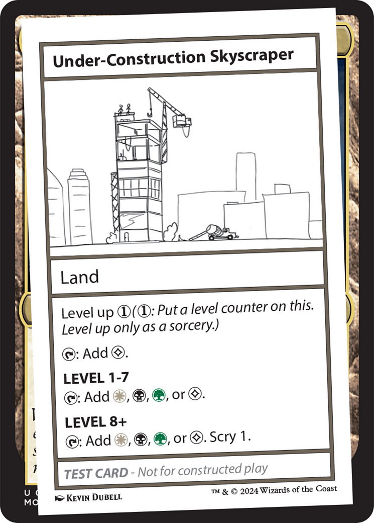 Under-Construction Skyscraper [Mystery Booster 2 Playtest Cards] | Grognard Games