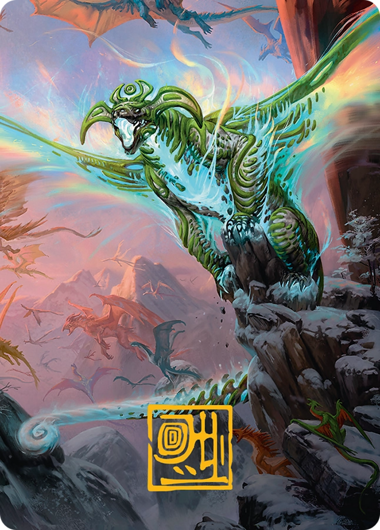 Ureni of the Unwritten Art Card (51/54) [Tarkir: Dragonstorm Art Series] | Grognard Games