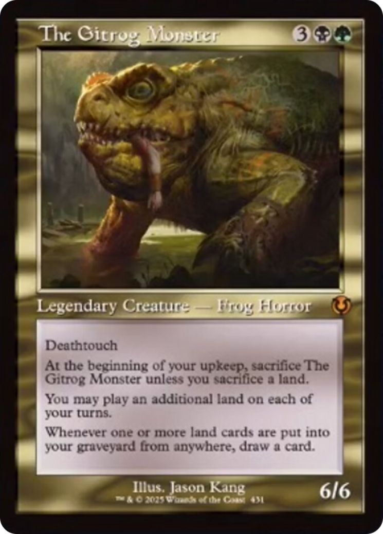 The Gitrog Monster (Retro Frame) [Innistrad Remastered] | Grognard Games