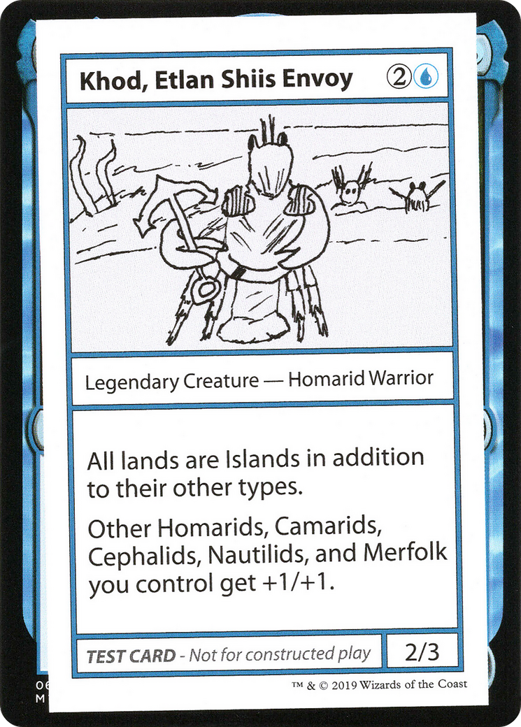 Khod, Etlan Shiis Envoy (2021 Edition) [Mystery Booster Playtest Cards] | Grognard Games