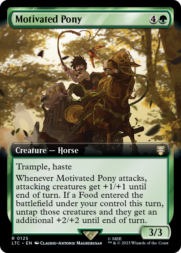 Motivated Pony (Extended Art) [The Lord of the Rings: Tales of Middle-Earth Commander] | Grognard Games