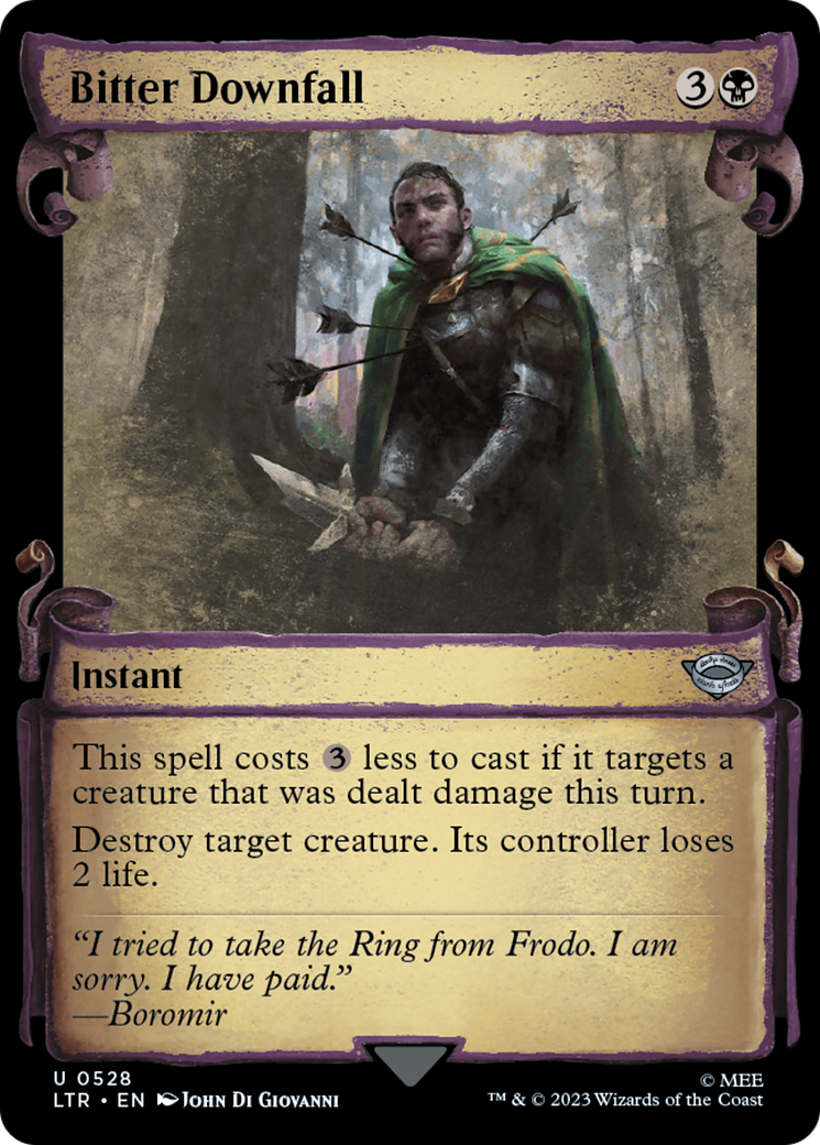Bitter Downfall [The Lord of the Rings: Tales of Middle-Earth Showcase Scrolls] | Grognard Games