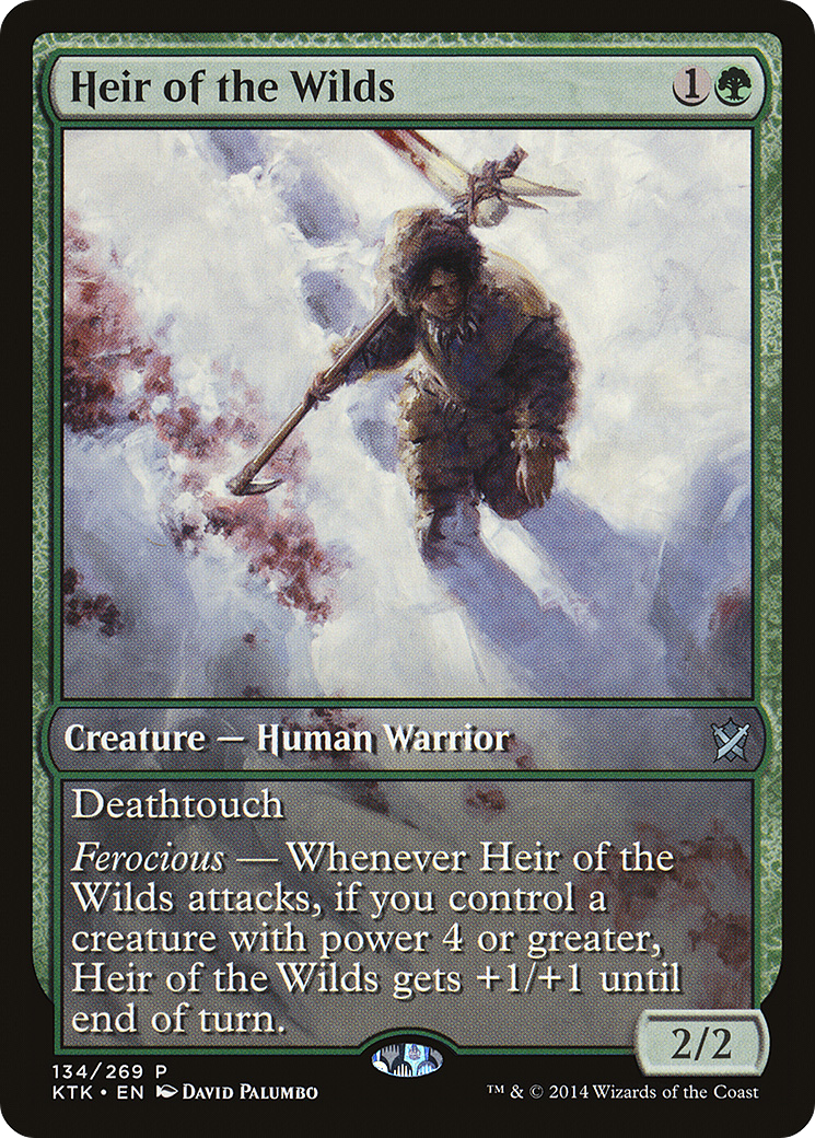 Heir of the Wilds (Game Day) (Extended Art) [Khans of Tarkir Promos] | Grognard Games